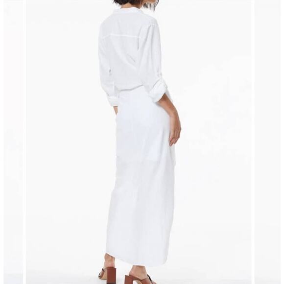 Young Fabulous & Broke Oceanside Shirt Dress Linen Thistle Ombre Purple White - Picture 11 of 11